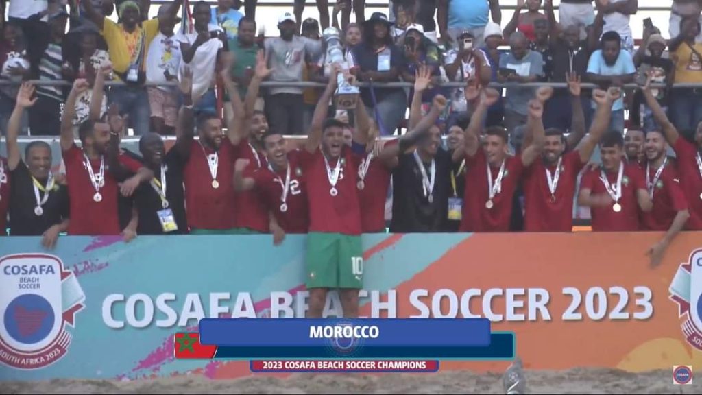 المنتخب الوطني لكرة القدم الشاطئية يفوز بدوري كوسافا