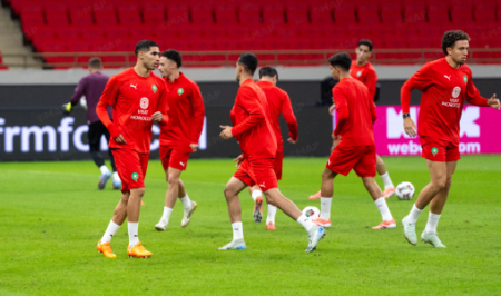 التصفيات الافريقية لمونديال 2026 .. المنتخب المغربي يجري آخر حصة تدريبية قبل مواجهة نظير الكونغولي