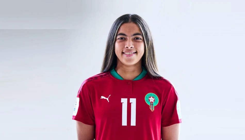 فازت لاعبة المنتخب