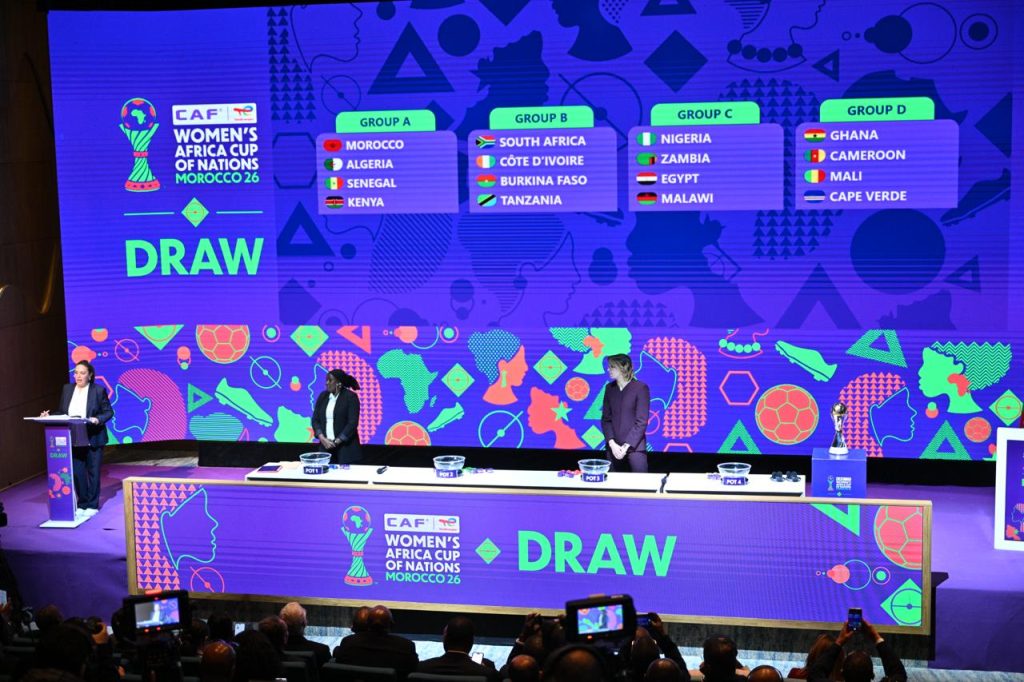 كأس إفريقيا للأمم لكرة القدم للسيدات (المغرب 2026).. المغرب في المجموعة الأولى إلى جانب الجزائر والسنغال وكينيا