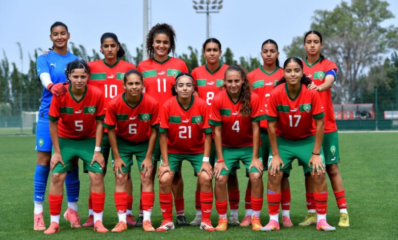 المنتخب الوطني النسوي لاقل من 17 سنة يفوز على اسكتلندا