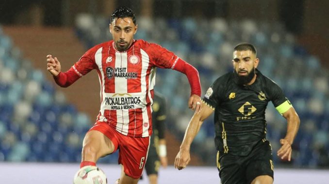 الكوكب المراكشي يتعادل مع أولمبيك آسفي (1-1)