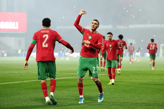 مباراة ودية ..المنتخب الوطني المغربي يتفوق على نظيره من البارغواي ( 2-1)