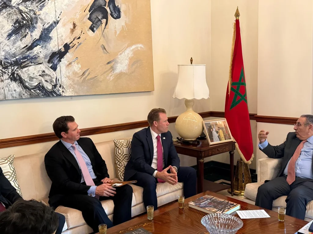 Ambassador Amrani Meets with the Executive Director of the White House Task Force for the 2026 FIFA World Cup