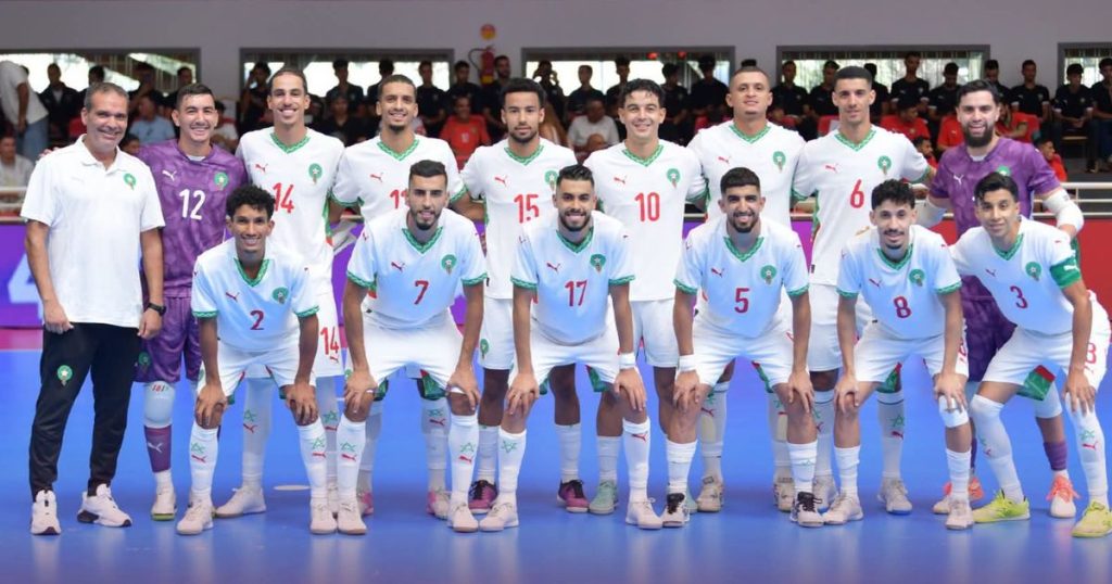 كرة القدم داخل القاعة ( مباراتان وديتان) .. المنتخب المغربي يواجه نظيره السعودي يومي 23 و 25 غشت الجاري بأكادير