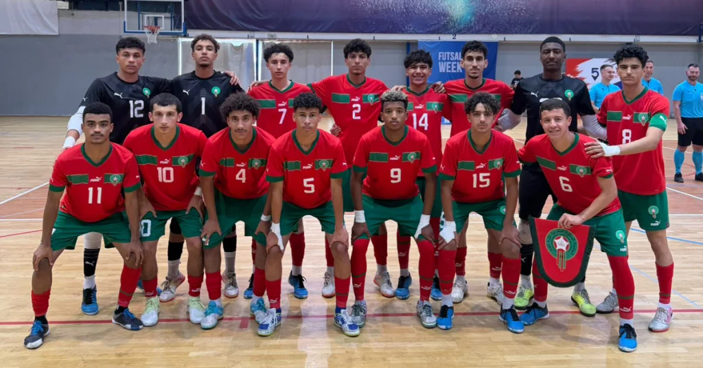 كرة القدم داخل القاعة ..المنتخب المغربي لأقل من 19 سنة يفوز وديا على نظيره البرتغالي (3-2)