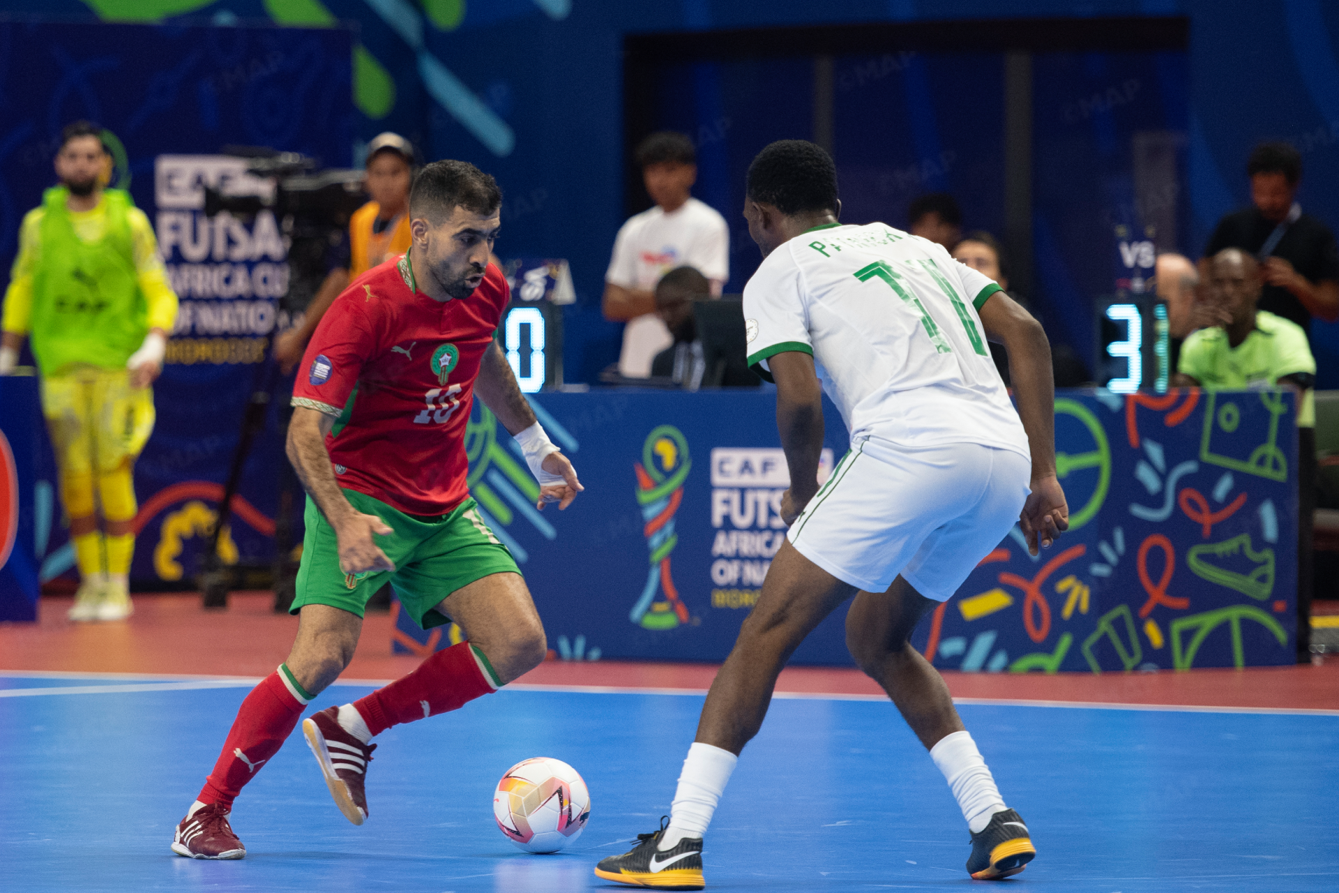 كأس إفريقيا للأمم لكرة القدم داخل القاعة (المجموعة الأولى-الجولة الثانية).. المنتخب المغربي يبلغ المربع الذهبي بتفوقه على نظيره الزامبي 7-0