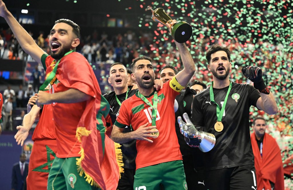 كأس أمم افريقيا لكرة القدم داخل القاعة .. المغرب، مرجع دولي ،بات ضمن قائمة 10 الأوائل عالميا